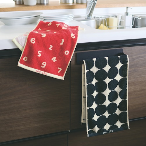 【定期お届け】 「ＳＯＵ・ＳＯＵ」今治産テキスタイルキッチンタオル2 ：8回サイクルフリー