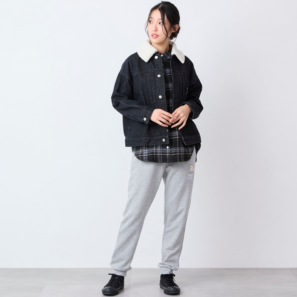 取り外しボア襟付きデニムジャケット(モズ/moz)｜通販のベルメゾンネット