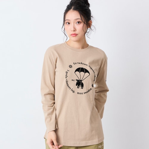 フロッキーロゴ長袖カットソー