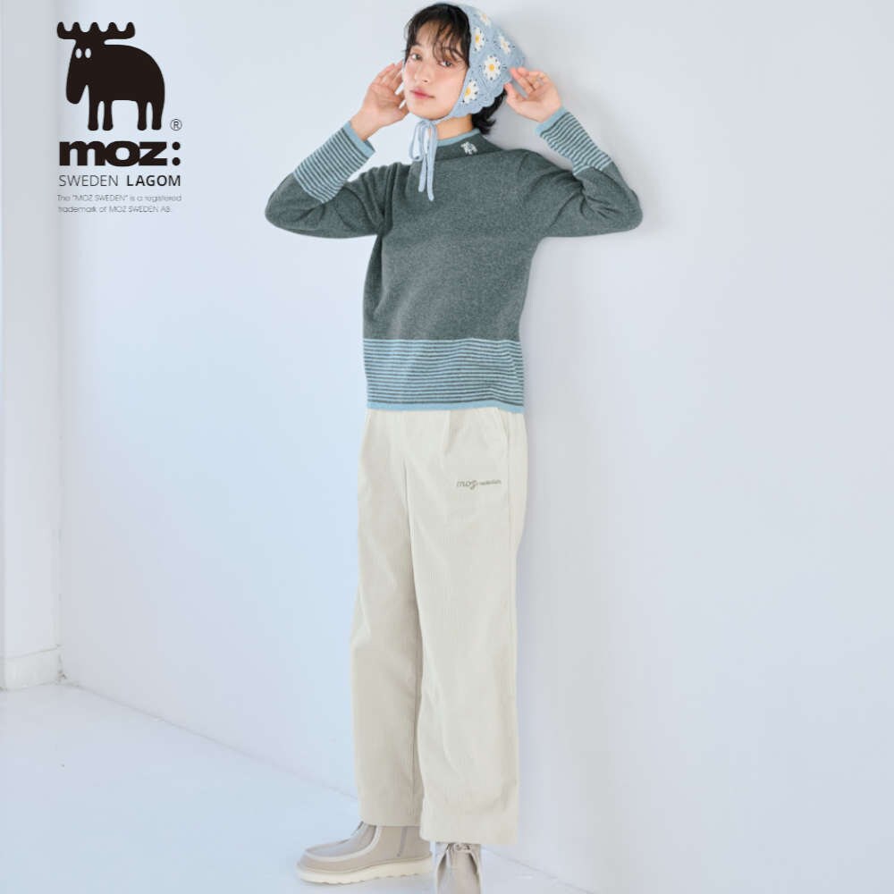 【モズ/moz】コーデュロイストレートパンツ