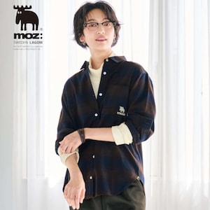【モズ/moz】ネルチェックシャツ
