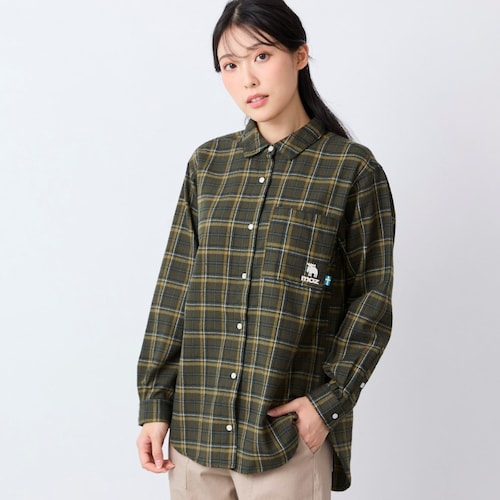 ネルチェックシャツ