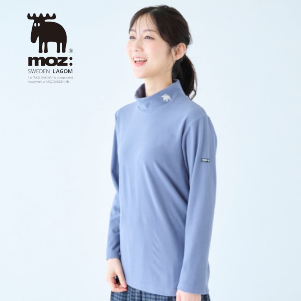 なめらかフリースハイネックカットソー(モズ/moz)｜通販のベルメゾンネット