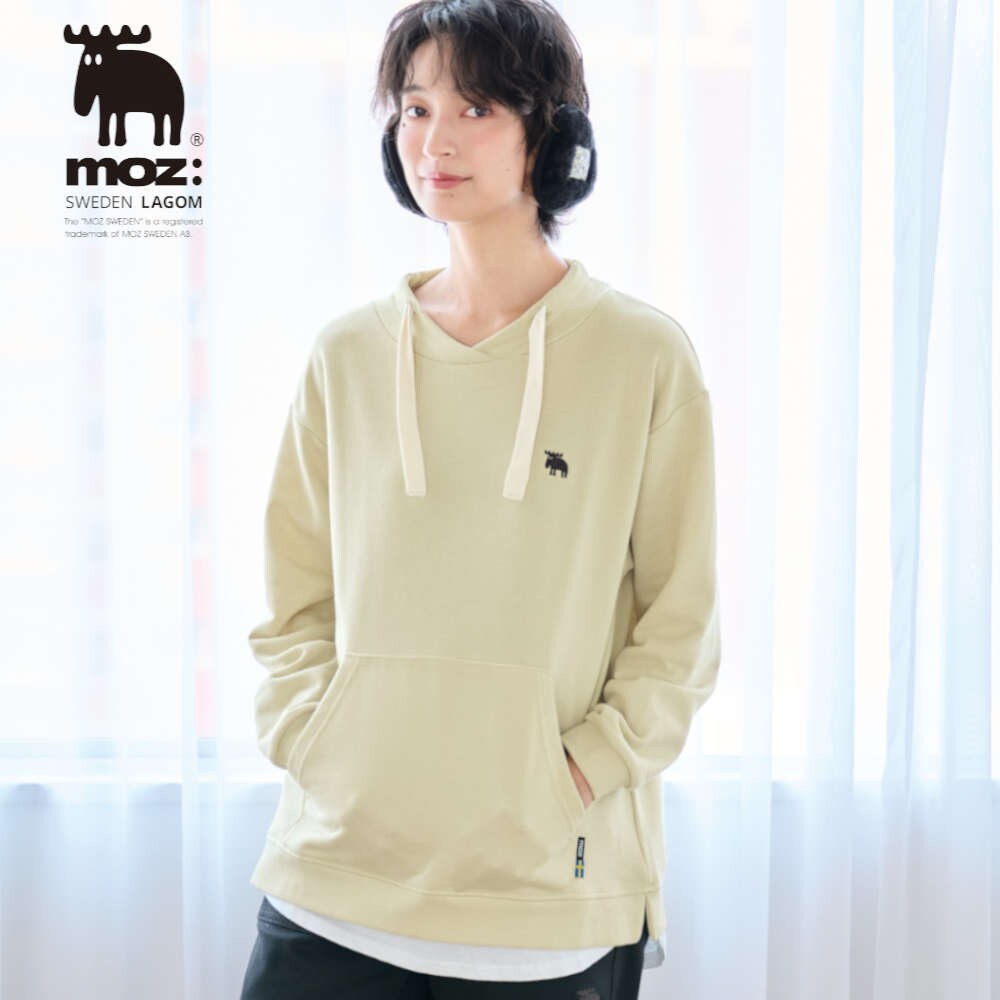 【モズ/moz】フード風長袖プルオーバー