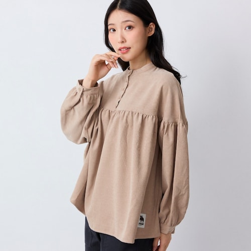 シャツコールギャザーシャツ