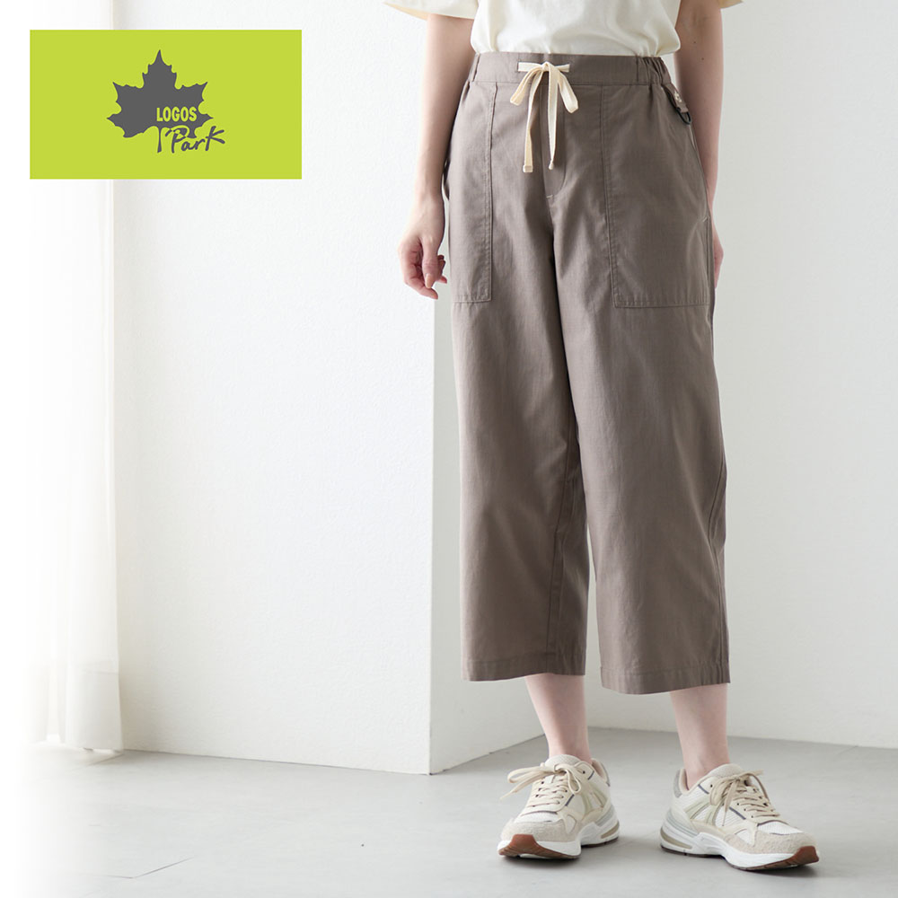 【ロゴス・パーク/LOGOS Park】【特別価格】シャンブレークロップドパンツ 【ロゴス・パーク/LOGOS Park】【特別価格】シャンブレークロップドパンツ