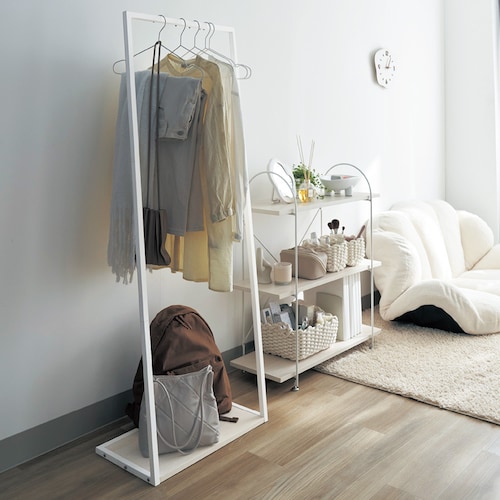 シンプルハンガーラック 【ワンルームに置きやすい】