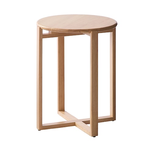 木製サイドテーブル