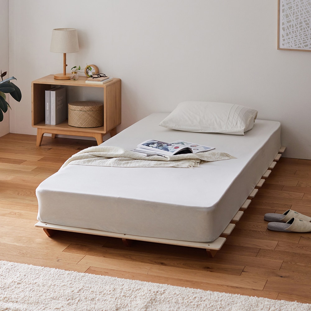 すのこベッド シングル ベッド 背もたれ付き バーチ材 おすすめの通販