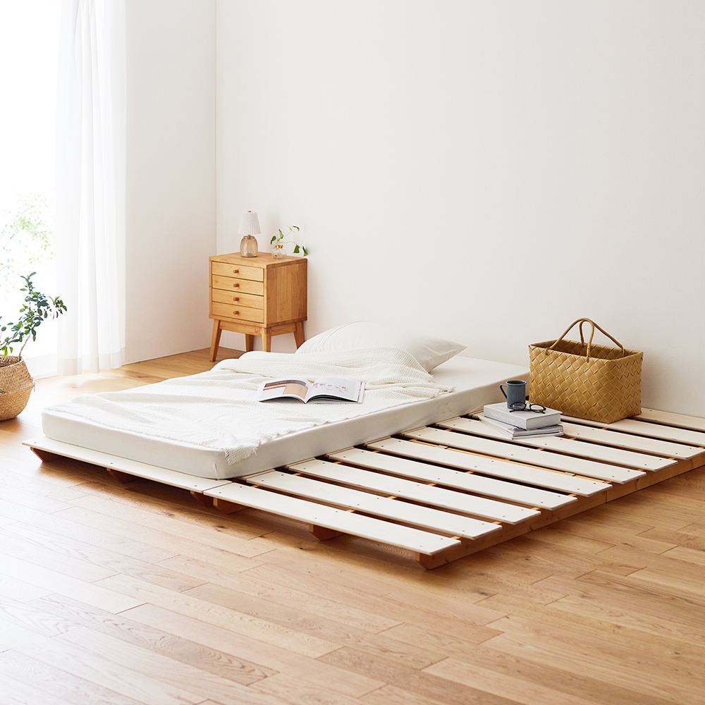 木製すのこローベッド【届いてすぐに使える完成品】(安くて安心) 木製すのこローベッド【届いてすぐに使える完成品】(安くて安心)