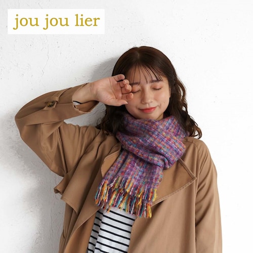 ミックスヤーンマフラー