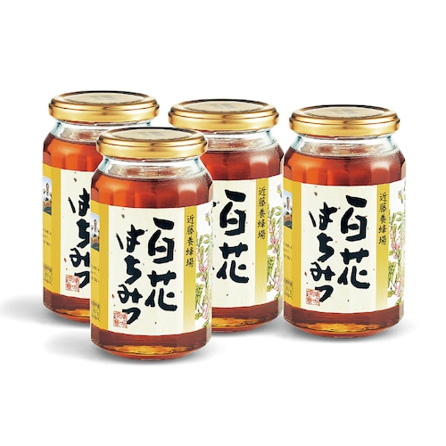 国産百花蜂蜜500g×4本