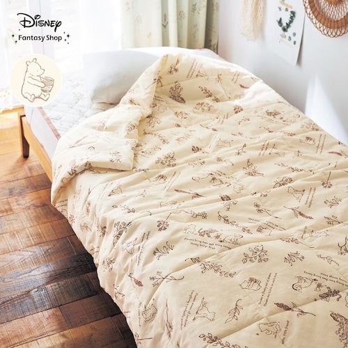 ワッフル織のキルトケット「クラシック・プー」