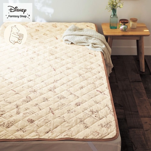 ワッフル織の敷きパッド「クラシック・プー」