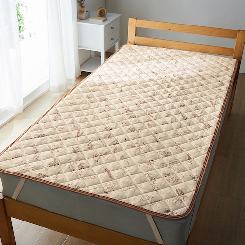 ワッフル織の敷きパッド「クラシック・プー」