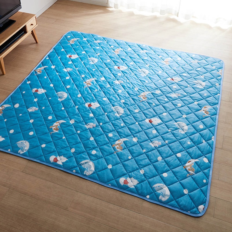 くまのプーさん（ブルー） 約１９０×１９０