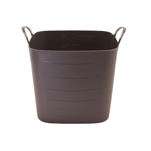 積める＆重なる収納ボックス baquet M＆専用フタ onbaquet M＜25L＞