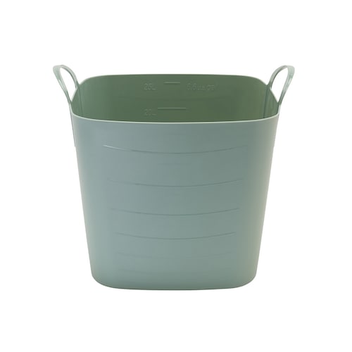 積める＆重なる収納ボックス baquet M＆専用フタ onbaquet M＜25L＞