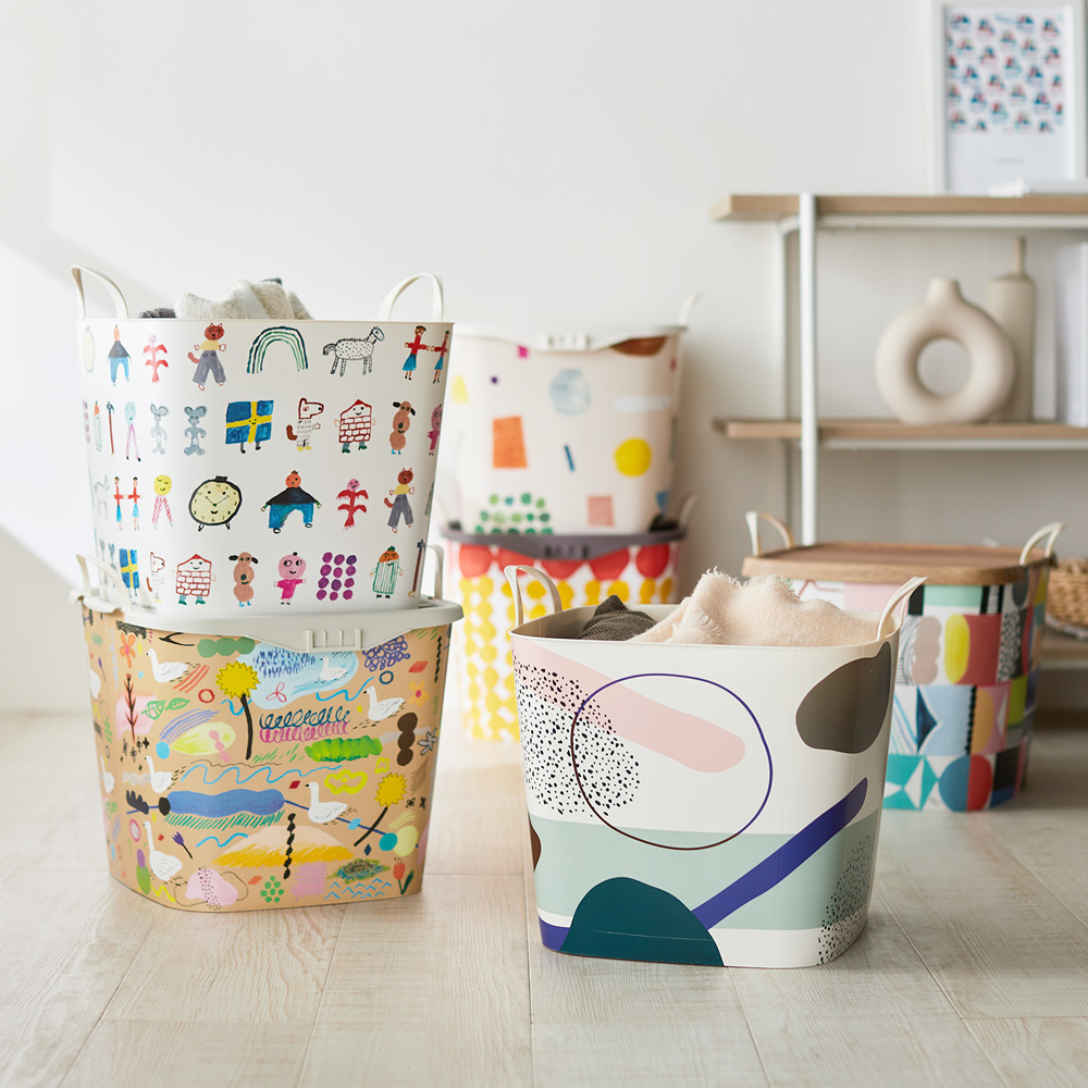 積める&重なる収納ボックス baquet M アーティストシリーズ<25L> 積める&重なる収納ボックス baquet M アーティストシリーズ<25L>