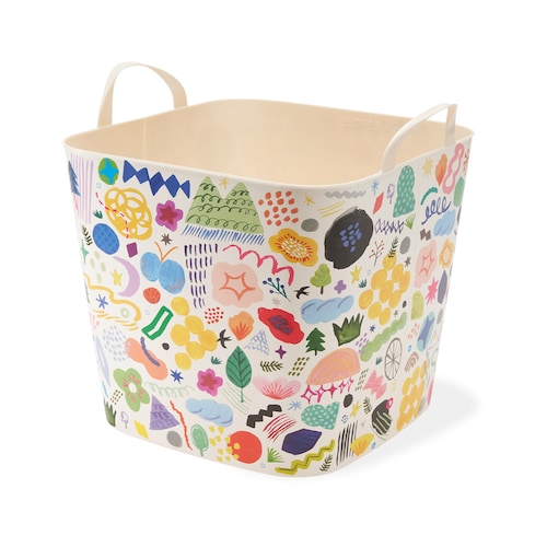 積める＆重なる収納ボックス baquet M アーティストシリーズ＜25L＞