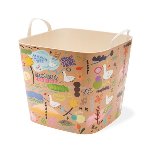 積める＆重なる収納ボックス baquet M アーティストシリーズ＜25L＞