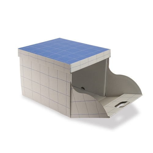 フタを開けずに出し入れできる 気楽な収納ボックス「jawdrop」