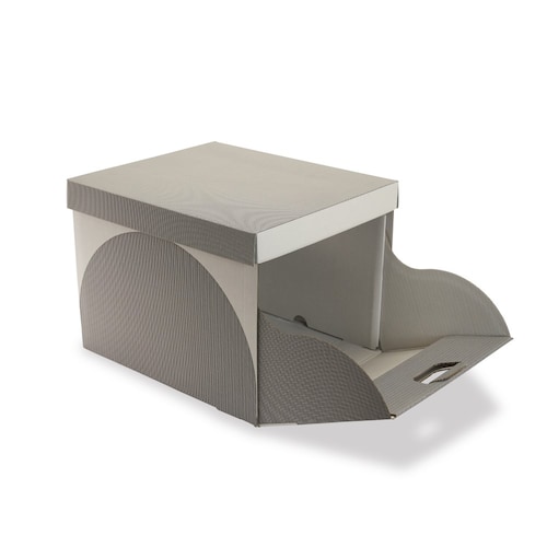 フタを開けずに出し入れできる 気楽な収納ボックス「jawdrop」