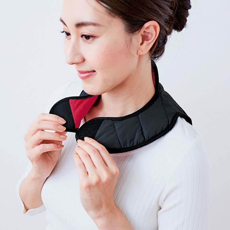 面ファスナーで着脱簡単