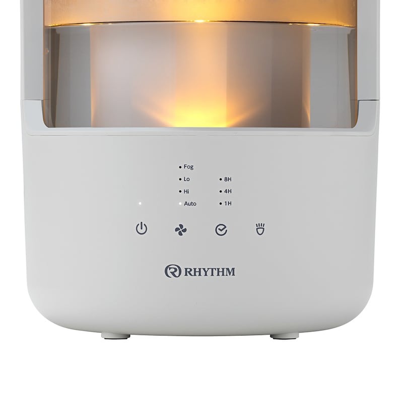 「Auto（自動）」モードでは、温湿度センサーにより約50％で湿度をコントロール