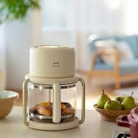 調理中の様子が見えるガラス製バスケットで、見ていて愉しくおいしいタイミングも見逃しません