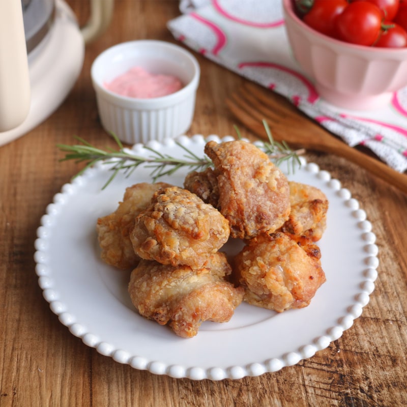 油で揚げたような本格から揚げが完成！