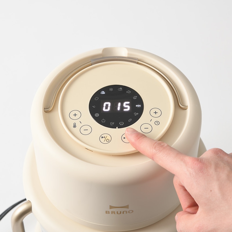 ボタンを押すだけで調理スタート！手間いらずで、準備が楽々