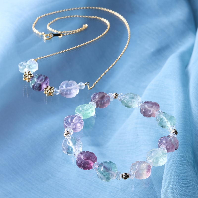 ブレスレット（フラワー）・ネックレス（フラワー）