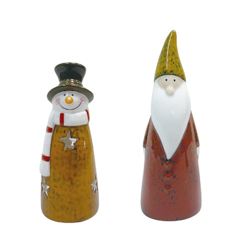 【クリスマス】陶器のクリスマスオブジェ