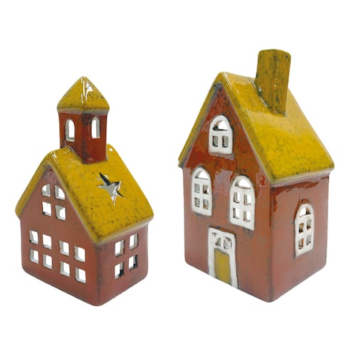 【クリスマス】陶器のクリスマスオブジェ