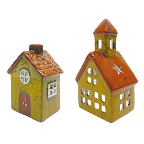 【クリスマス】陶器のクリスマスオブジェ