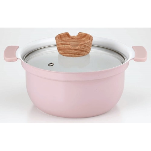 たっぷり作れるセラミックコートの万能深型鍋 【IH/ガス火対応】