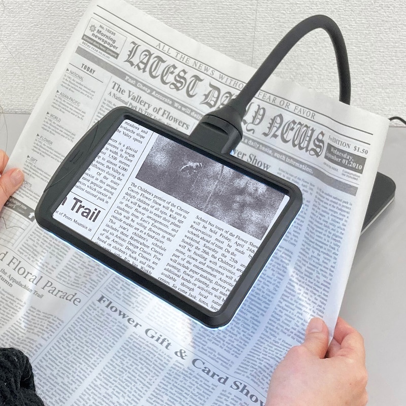 LED28灯が対象物を均一に照らします