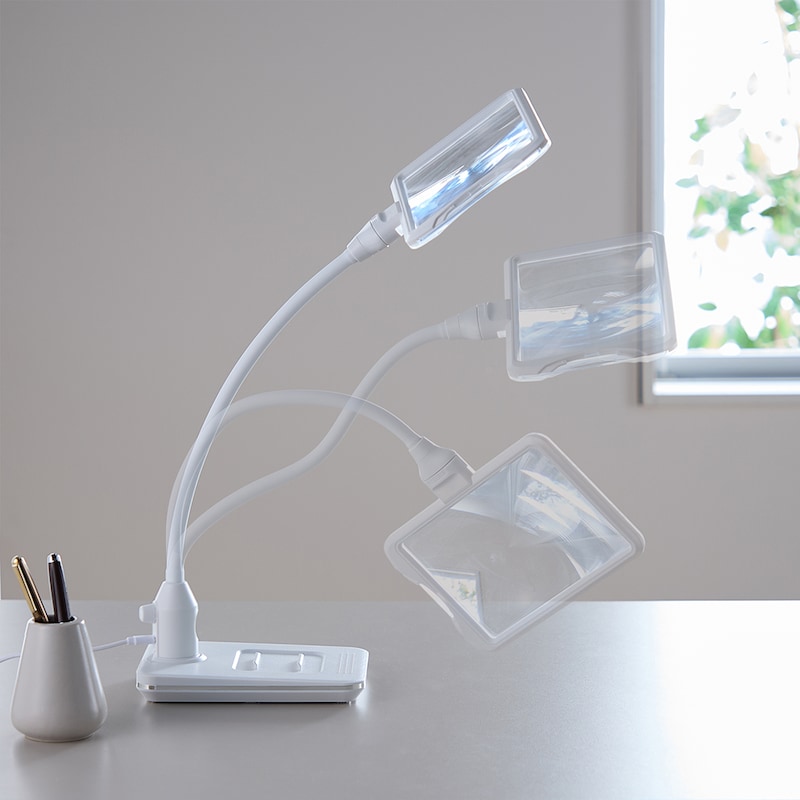 ネック部分が360度自由に動きます