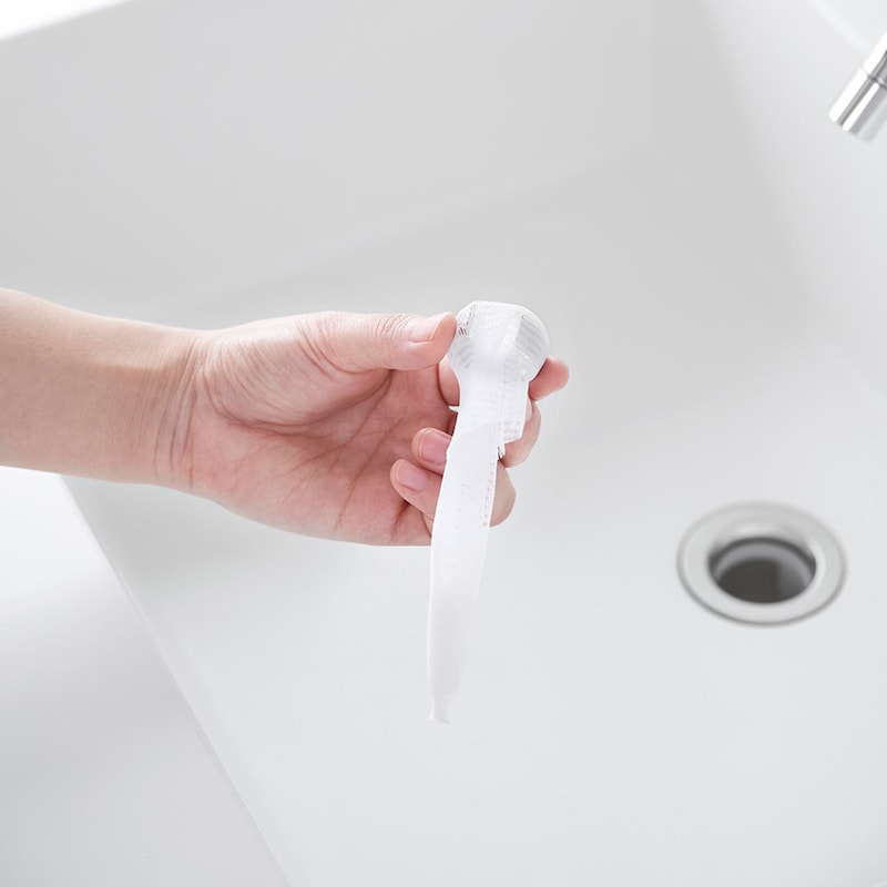 ①リングにネットを掛けます