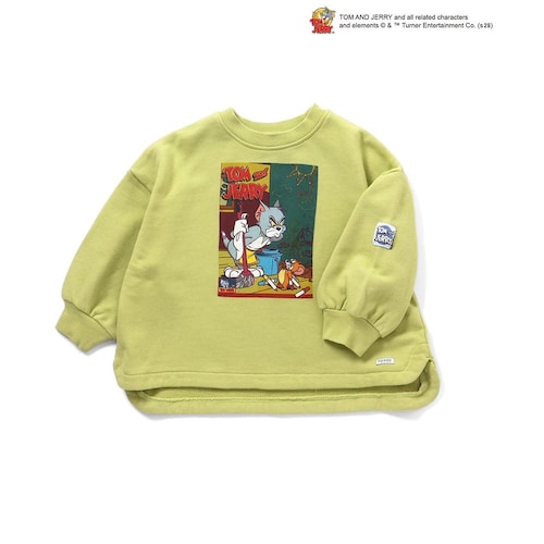 プリントスウェットシャツ「トムとジェリー」