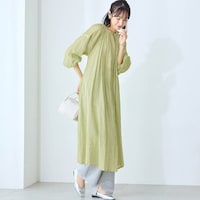 モデル身長169cm／M～L ※写真は撮影用のため着丈+6cmになります。