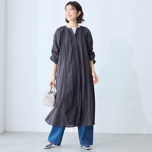 レース使いロングワンピース