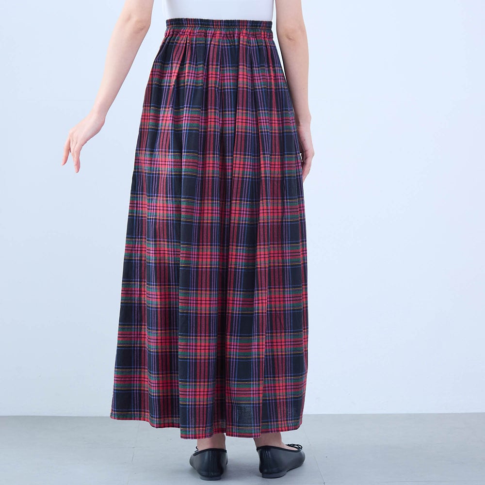 モデル身長168cm／M～L ※写真は撮影用のため総丈+6cmになります。