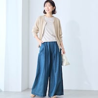 モデル身長167cm／M～L　※写真は撮影用のため股下+6cmになります。