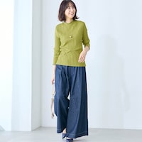 モデル身長169cm／M～L　※写真は撮影用のため股下+6cmになります。