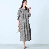 モデル身長173cm／M～L　※写真は撮影用のため着丈+6cmになります。