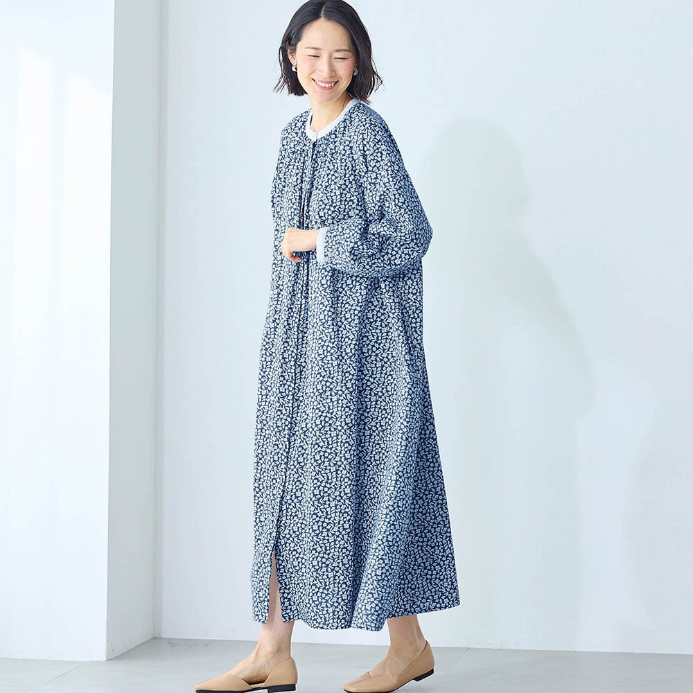 モデル身長168cm／M～L　※写真は撮影用のため着丈+6cmになります。