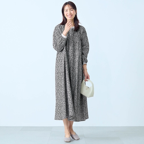 プリントワンピース