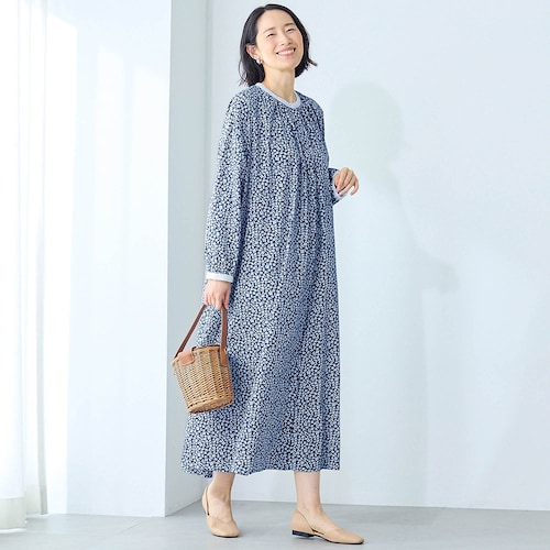 プリントワンピース